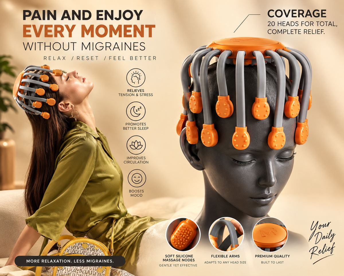RELIVIA™ Head Massager