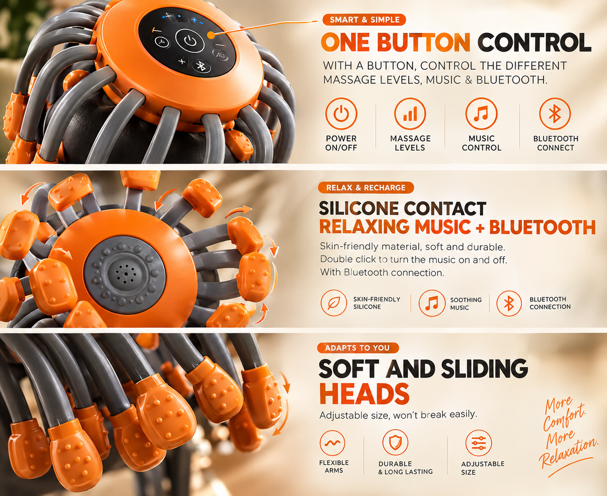 RELIVIA™ Head Massager